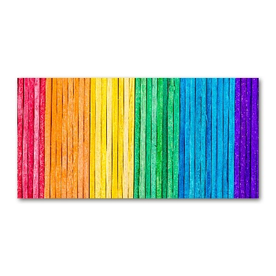 Acrylic wall art Colorful stripes