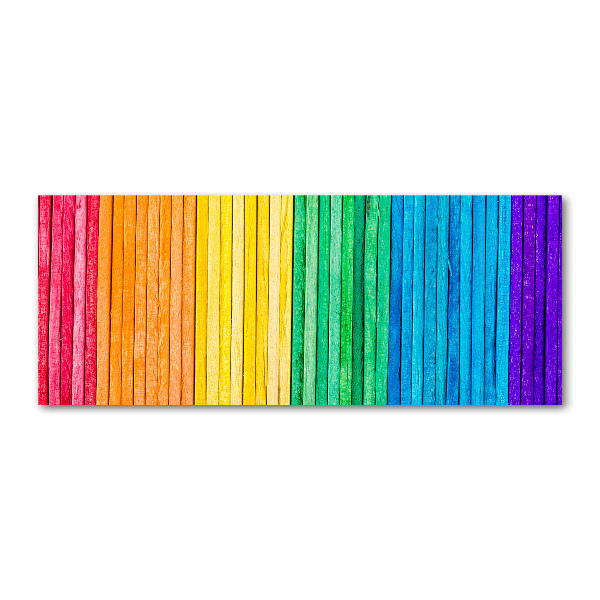 Acrylic wall art Colorful stripes