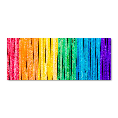 Acrylic wall art Colorful stripes