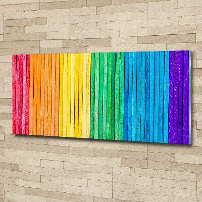 Acrylic wall art Colorful stripes