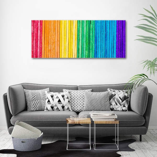 Acrylic wall art Colorful stripes