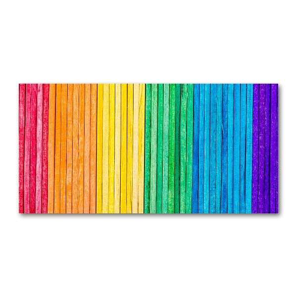 Acrylic wall art Colorful stripes