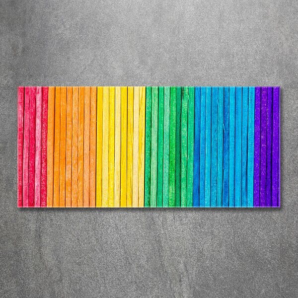 Acrylic wall art Colorful stripes