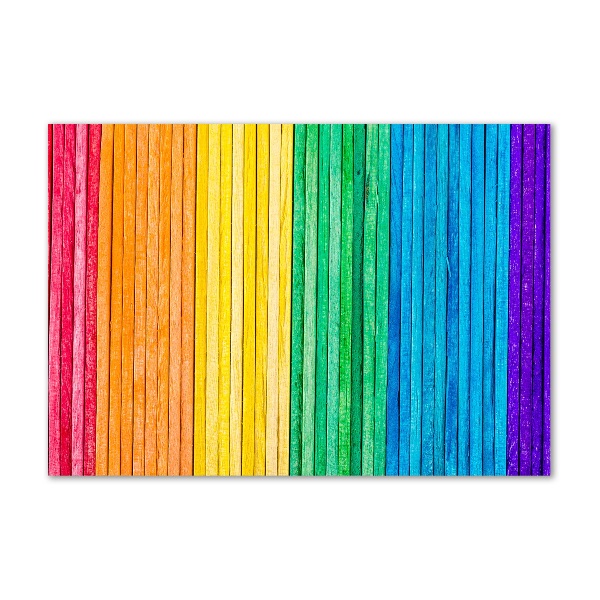 Acrylic wall art Colorful stripes