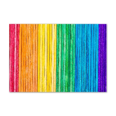 Acrylic wall art Colorful stripes