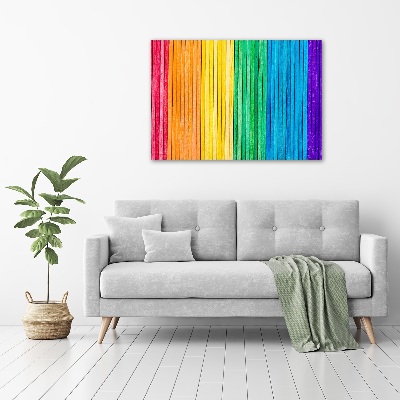 Acrylic wall art Colorful stripes