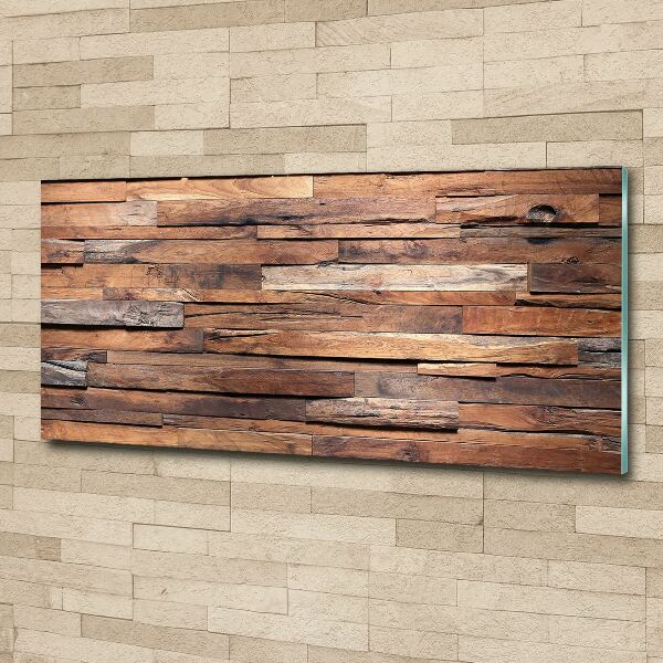 Acrylic wall picture Wooden wall