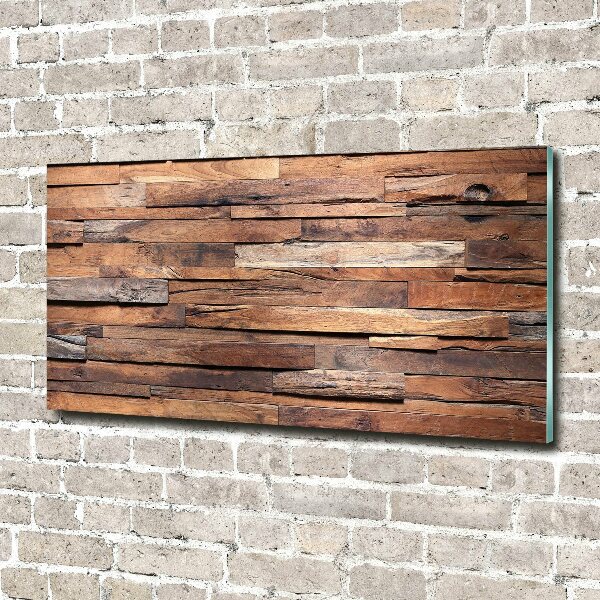 Acrylic wall picture Wooden wall