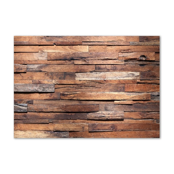 Acrylic wall picture Wooden wall