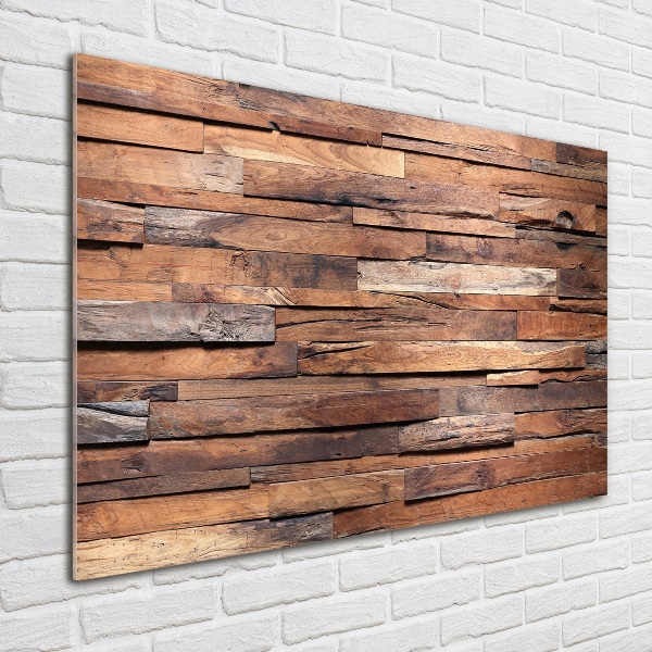 Acrylic wall picture Wooden wall