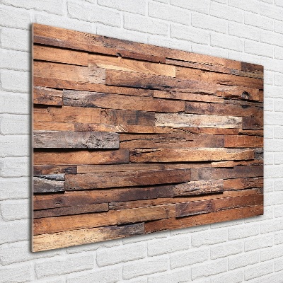 Acrylic wall picture Wooden wall