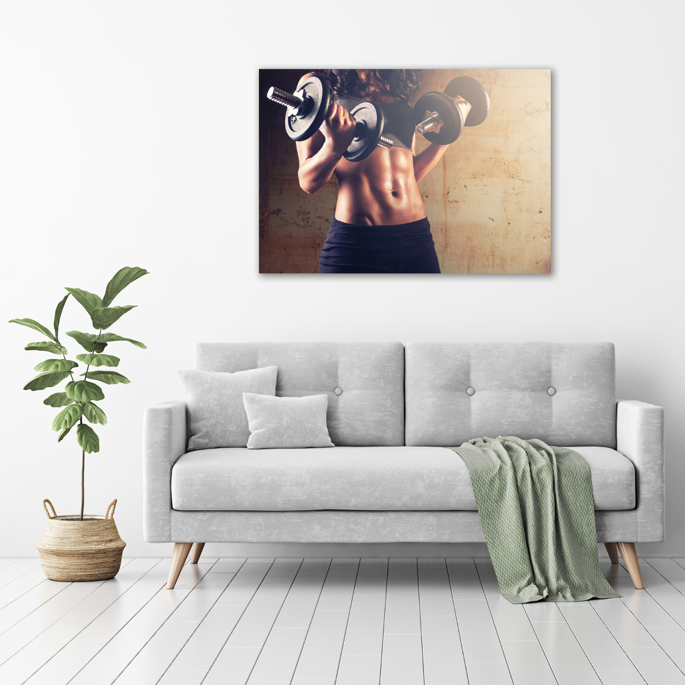 Wall art acrylic Muscle structure