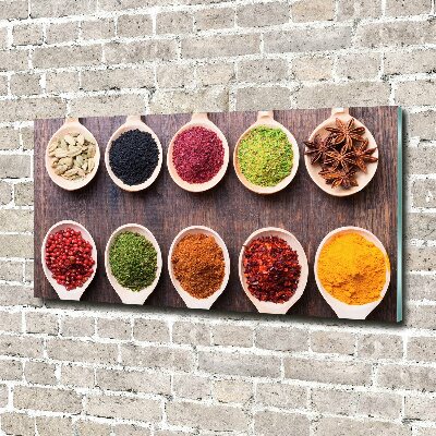 Print on acrylic Colorful spices