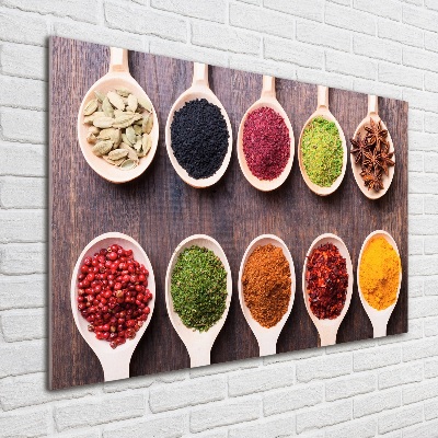 Print on acrylic Colorful spices