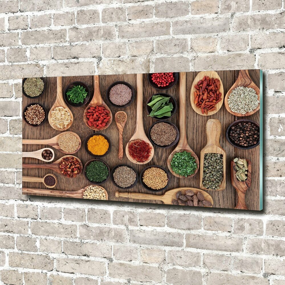 Print on acrylic Spices and herbs