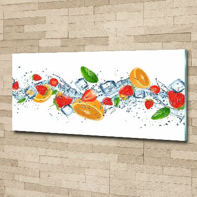 Acrylic wall art Ice fruit