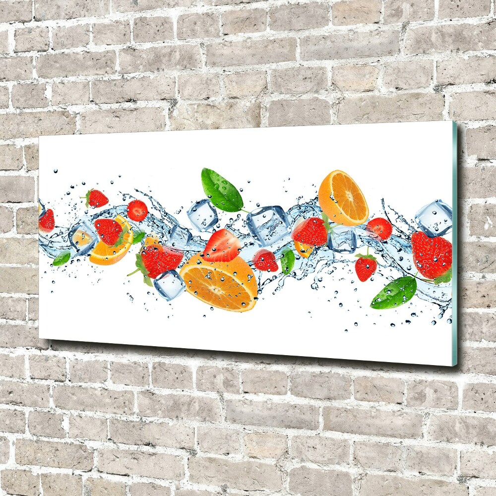 Acrylic wall art Ice fruit