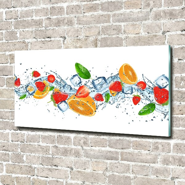 Acrylic wall art Ice fruit