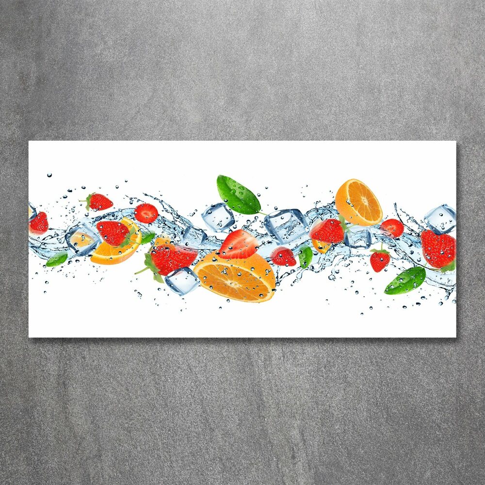 Acrylic wall art Ice fruit