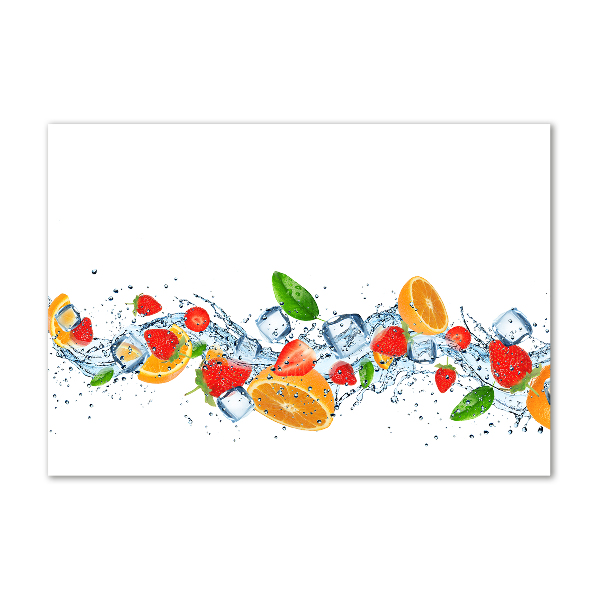 Acrylic wall art Ice fruit