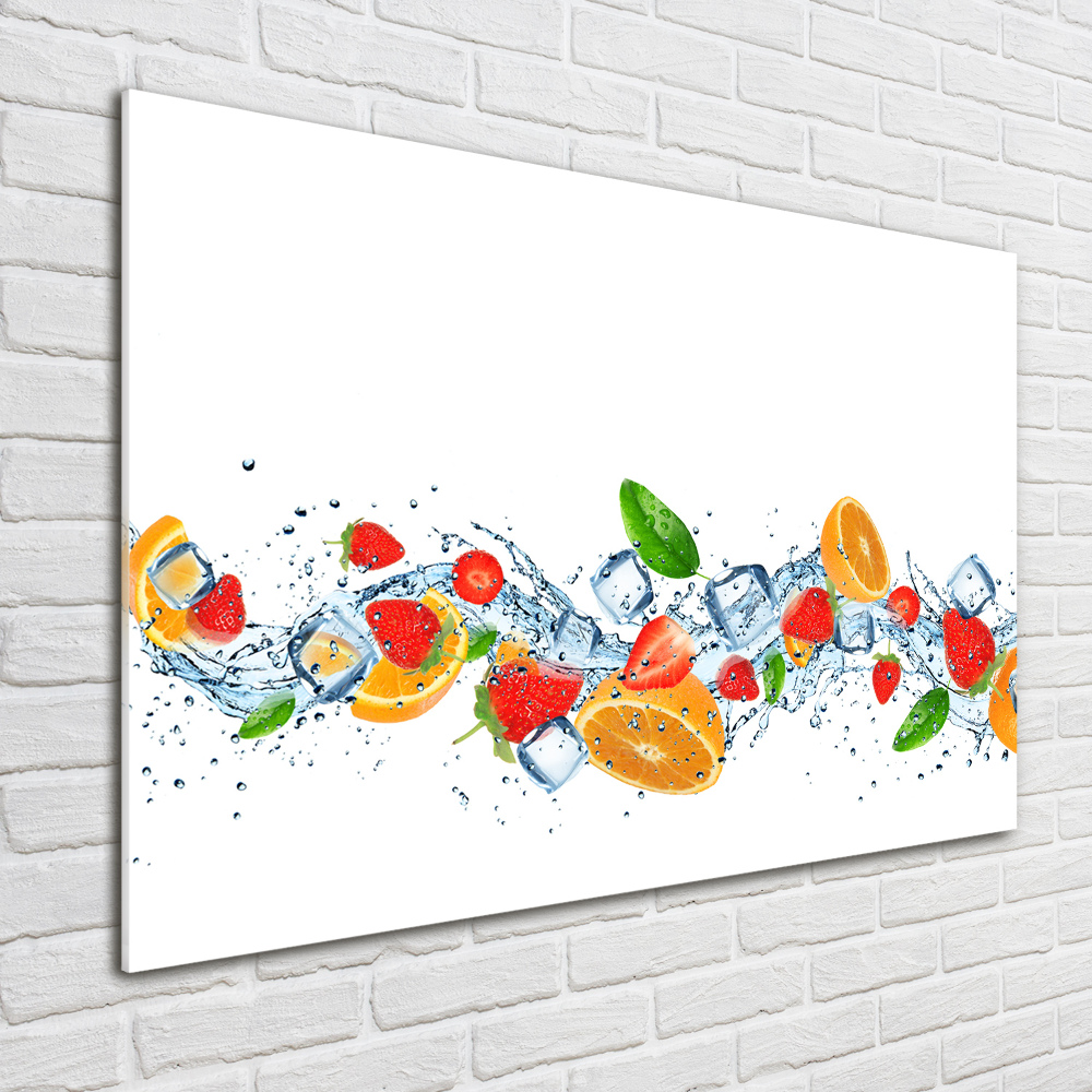 Acrylic wall art Ice fruit