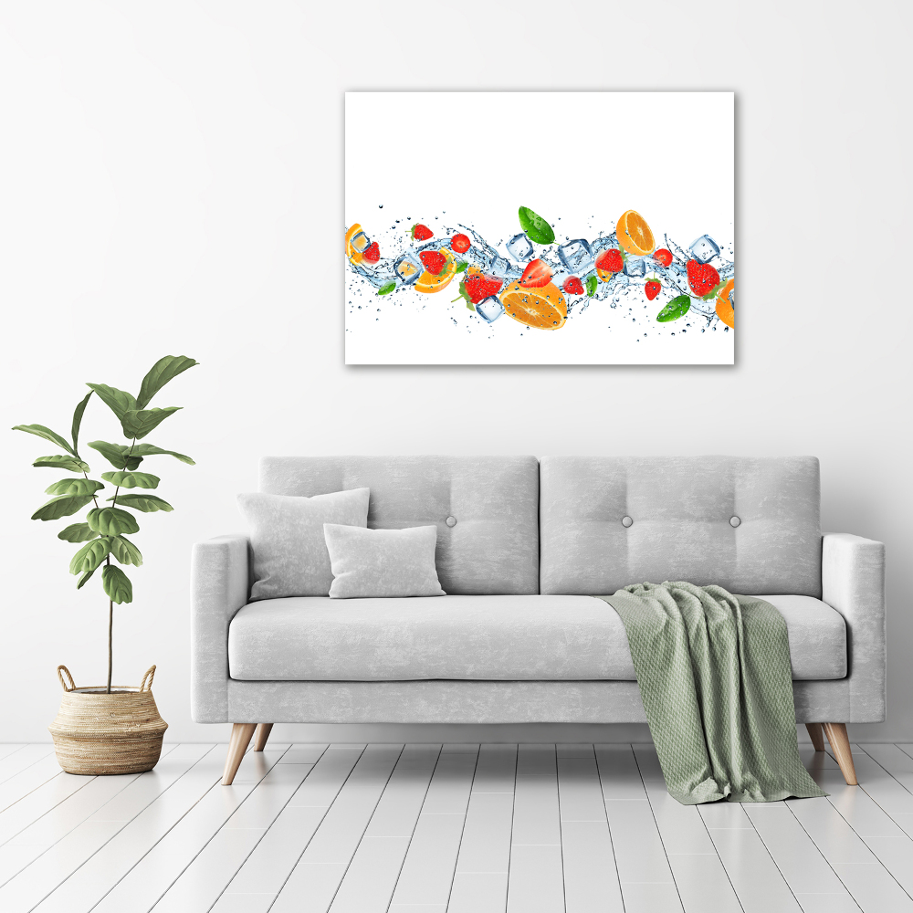 Acrylic wall art Ice fruit