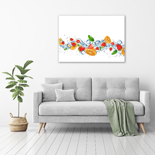 Acrylic wall art Ice fruit