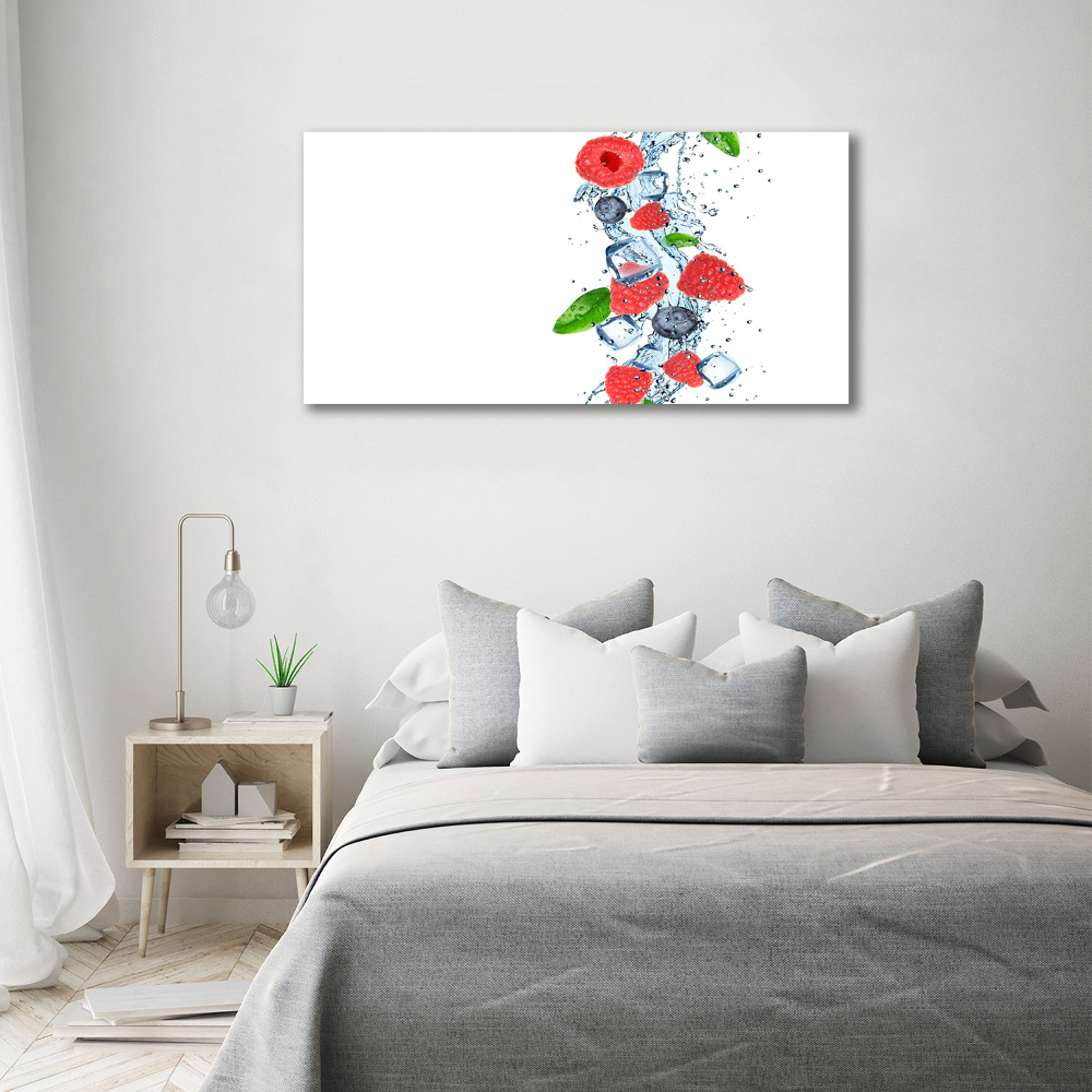 Wall art acrylic Forest fruits with ice