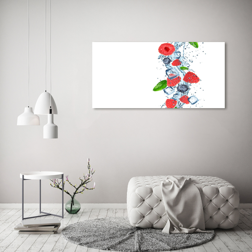 Wall art acrylic Forest fruits with ice