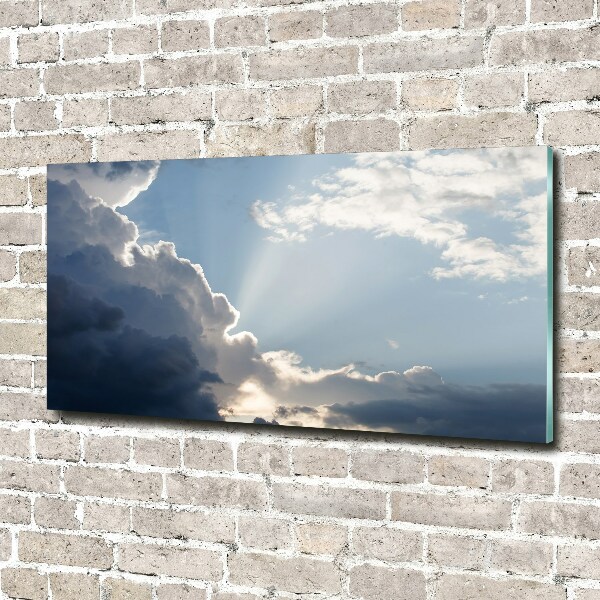 Wall art acrylic Clouds in the sky