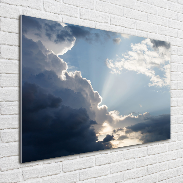 Wall art acrylic Clouds in the sky