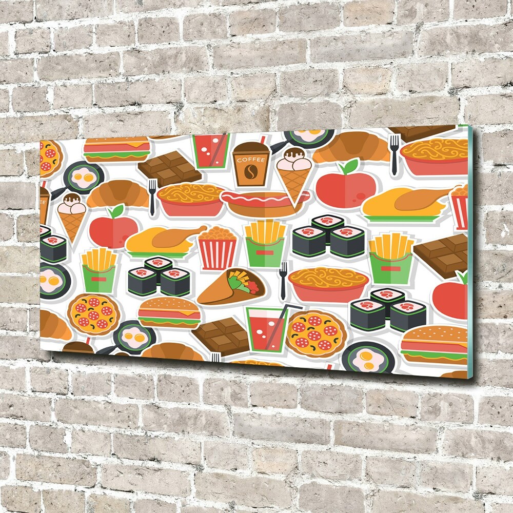 Print on acrylic Fast food