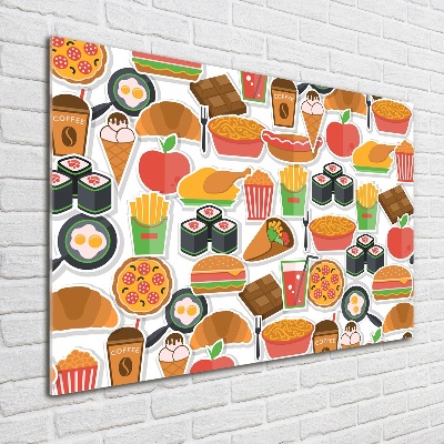 Print on acrylic Fast food