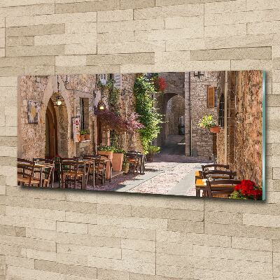 Wall art acrylic Italian street