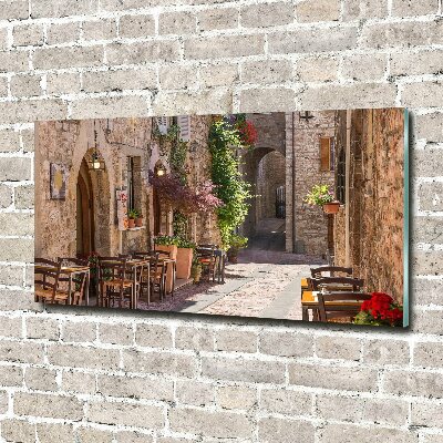 Wall art acrylic Italian street