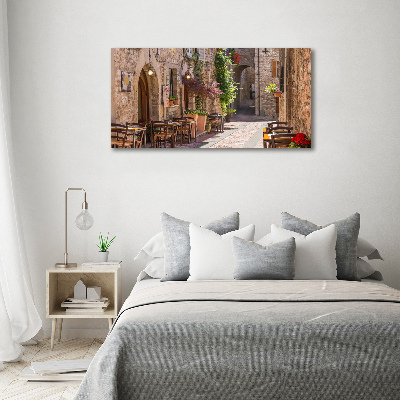 Wall art acrylic Italian street