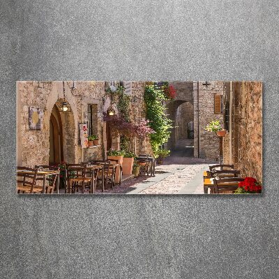 Wall art acrylic Italian street