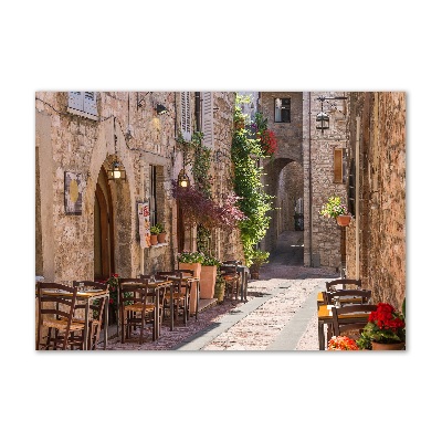 Wall art acrylic Italian street