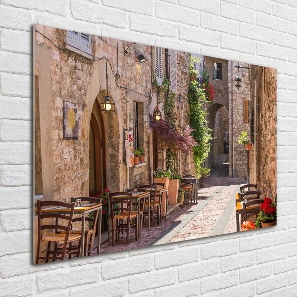 Wall art acrylic Italian street