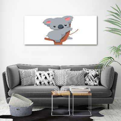 Wall art acrylic Koala on a tree