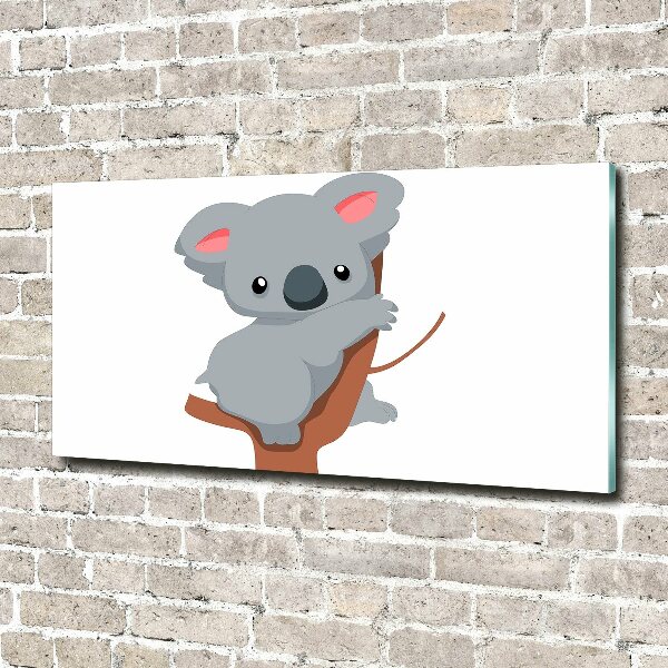 Wall art acrylic Koala on a tree