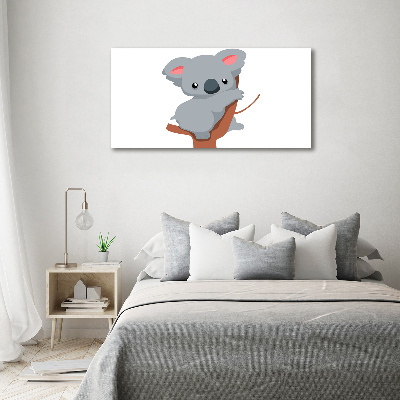 Wall art acrylic Koala on a tree