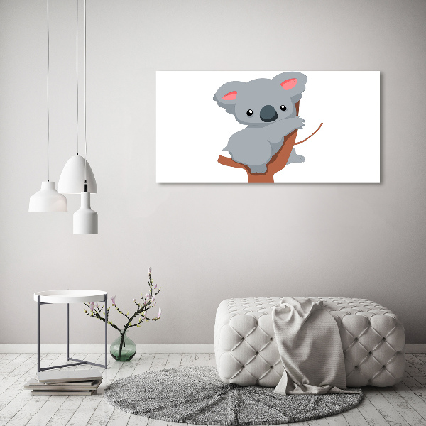 Wall art acrylic Koala on a tree