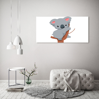 Wall art acrylic Koala on a tree