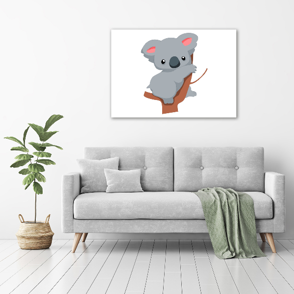 Wall art acrylic Koala on a tree