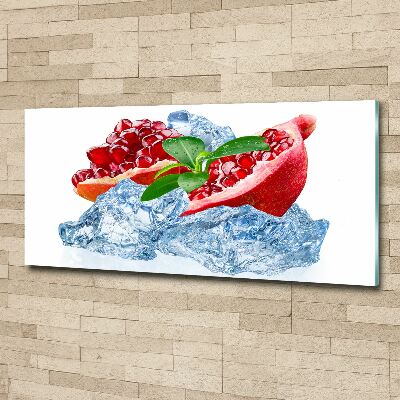 Wall art acrylic Ice navy blue