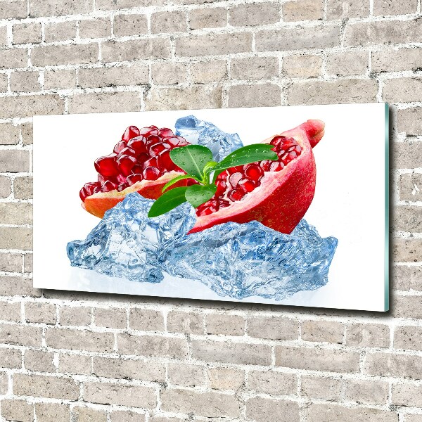 Wall art acrylic Ice navy blue