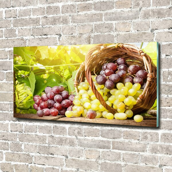 Wall art acrylic Grapes in the basket