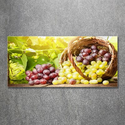 Wall art acrylic Grapes in the basket