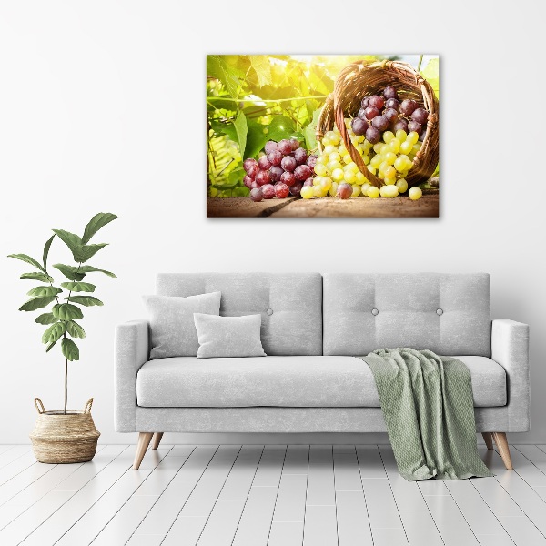 Wall art acrylic Grapes in the basket